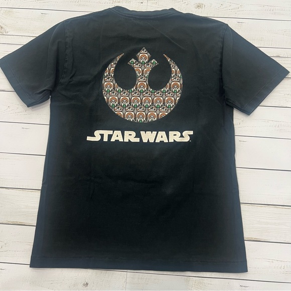 A Bathing Ape x Star Wars Republic Tee - Black Sz Small - Picture 4 of 9